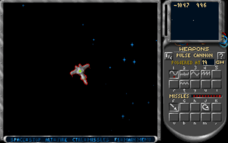 Gameplay screen of Solar Winds: The Escape (8/8) Gameplay screen of Solar Winds: The Escape (8/8)