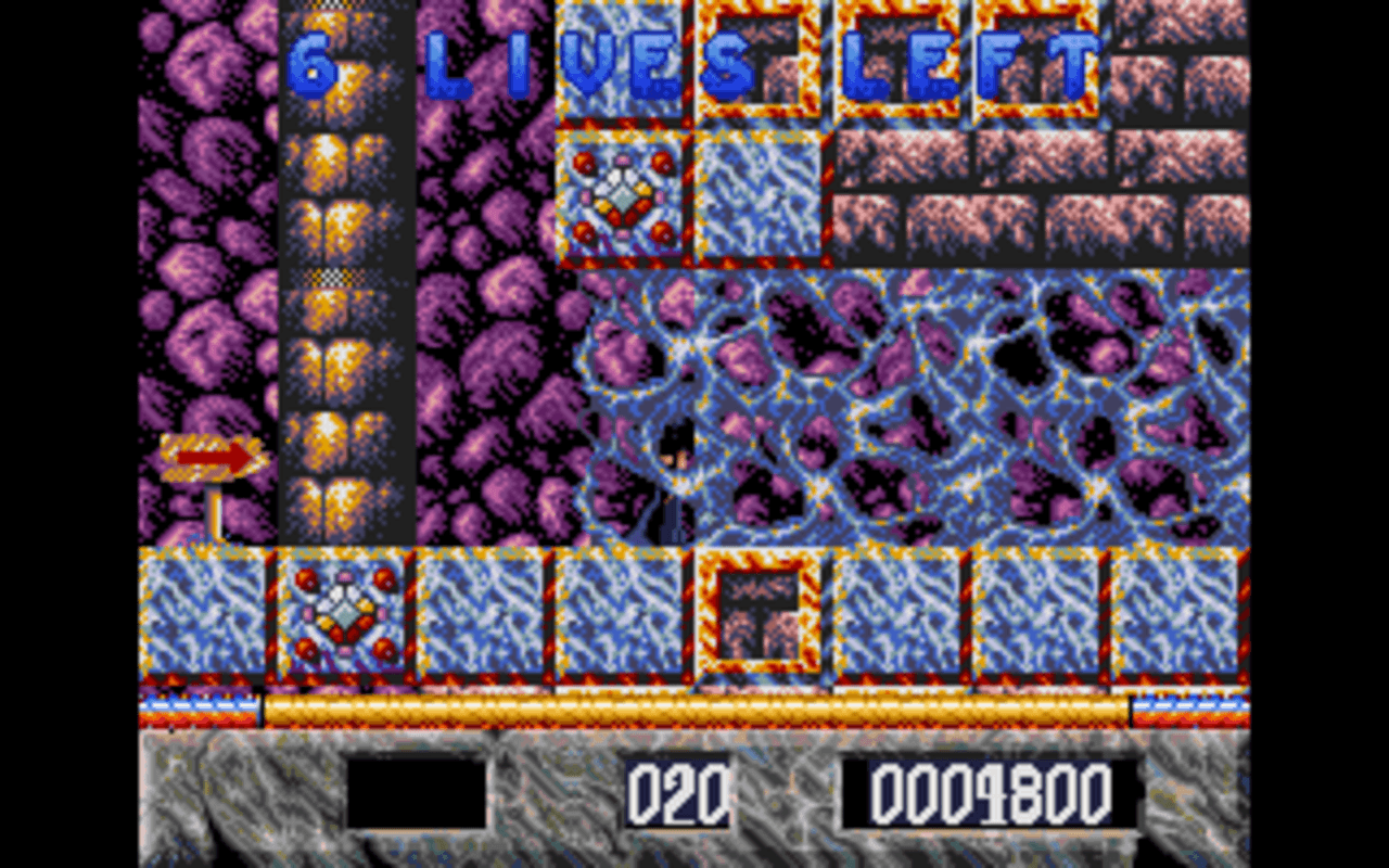 Gameplay screen of Elvira: The Arcade Game (6/8) Gameplay screen of Elvira: The Arcade Game (6/8)