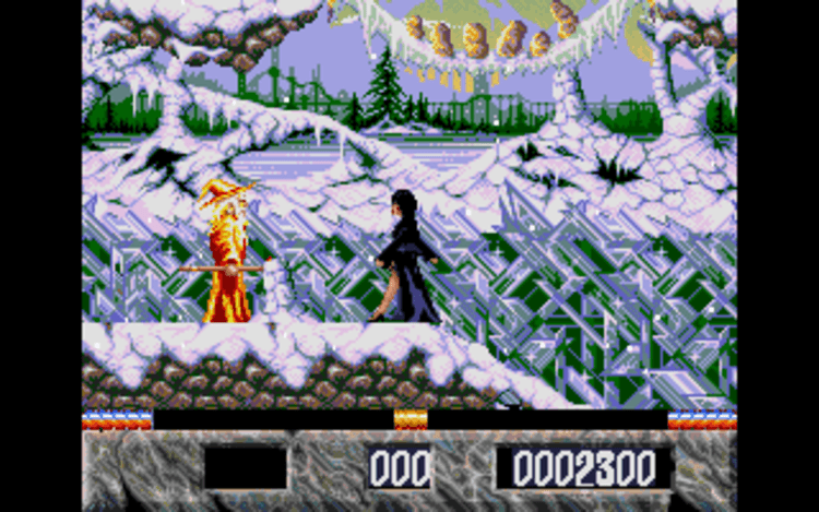 Gameplay screen of Elvira: The Arcade Game (3/8) Gameplay screen of Elvira: The Arcade Game (3/8)