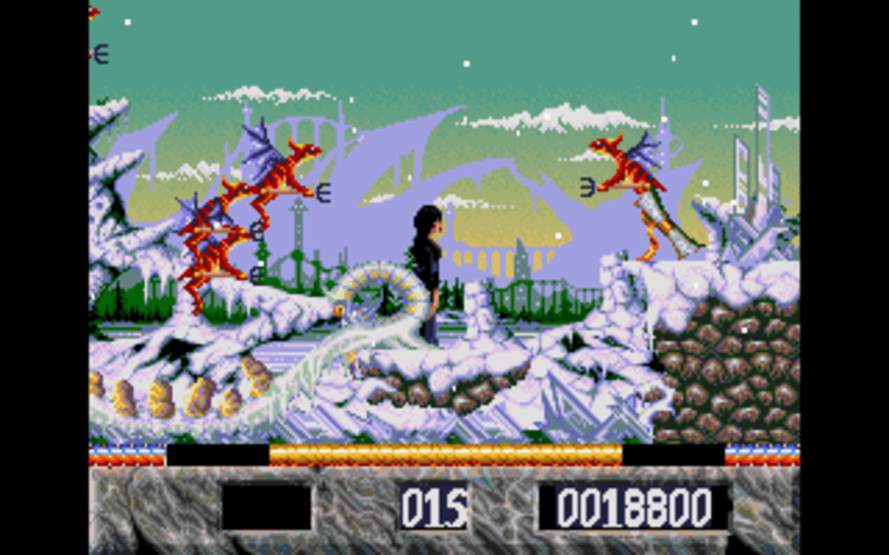 Gameplay screen of Elvira: The Arcade Game (4/8) Gameplay screen of Elvira: The Arcade Game (4/8)