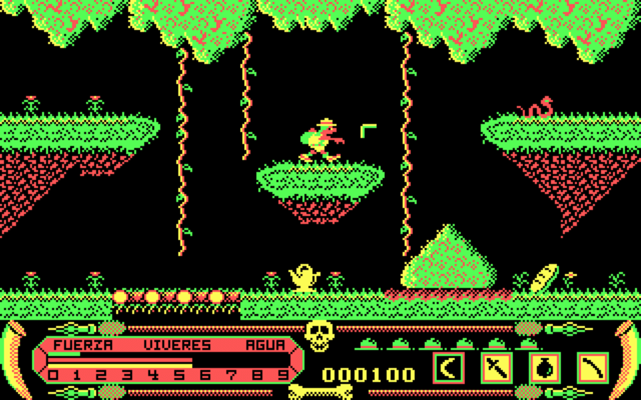 Gameplay screen of Livingstone I Presume? (4/8) Gameplay screen of Livingstone I Presume? (4/8)