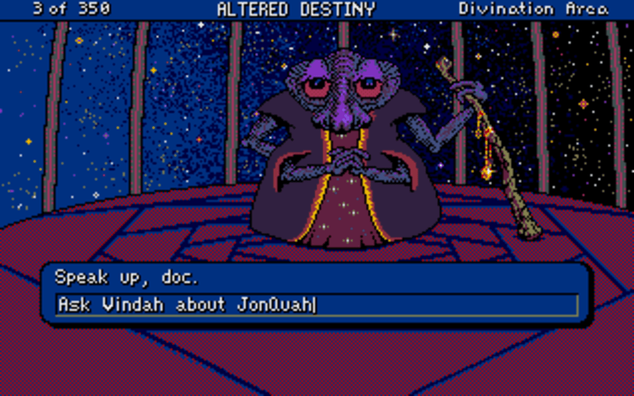 Gameplay screen of Altered Destiny (4/8) Gameplay screen of Altered Destiny (4/8)