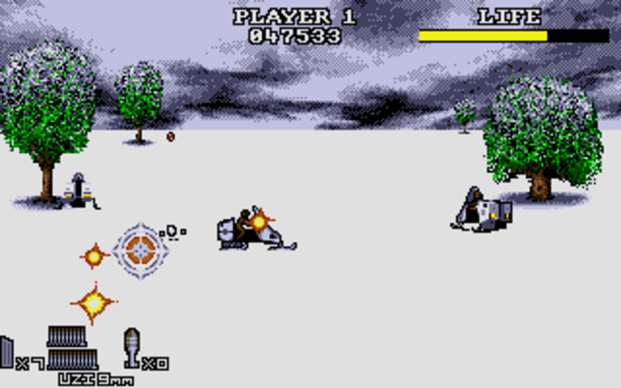 Gameplay screen of Die Hard 2: Die Harder (3/8) Gameplay screen of Die Hard 2: Die Harder (3/8)