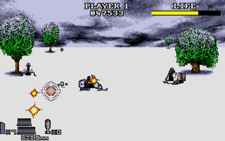 Gameplay screen of Die Hard 2: Die Harder (3/8) Gameplay screen of Die Hard 2: Die Harder (3/8)