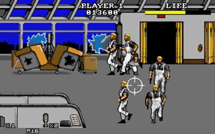 Gameplay screen of Die Hard 2: Die Harder (8/8) Gameplay screen of Die Hard 2: Die Harder (8/8)