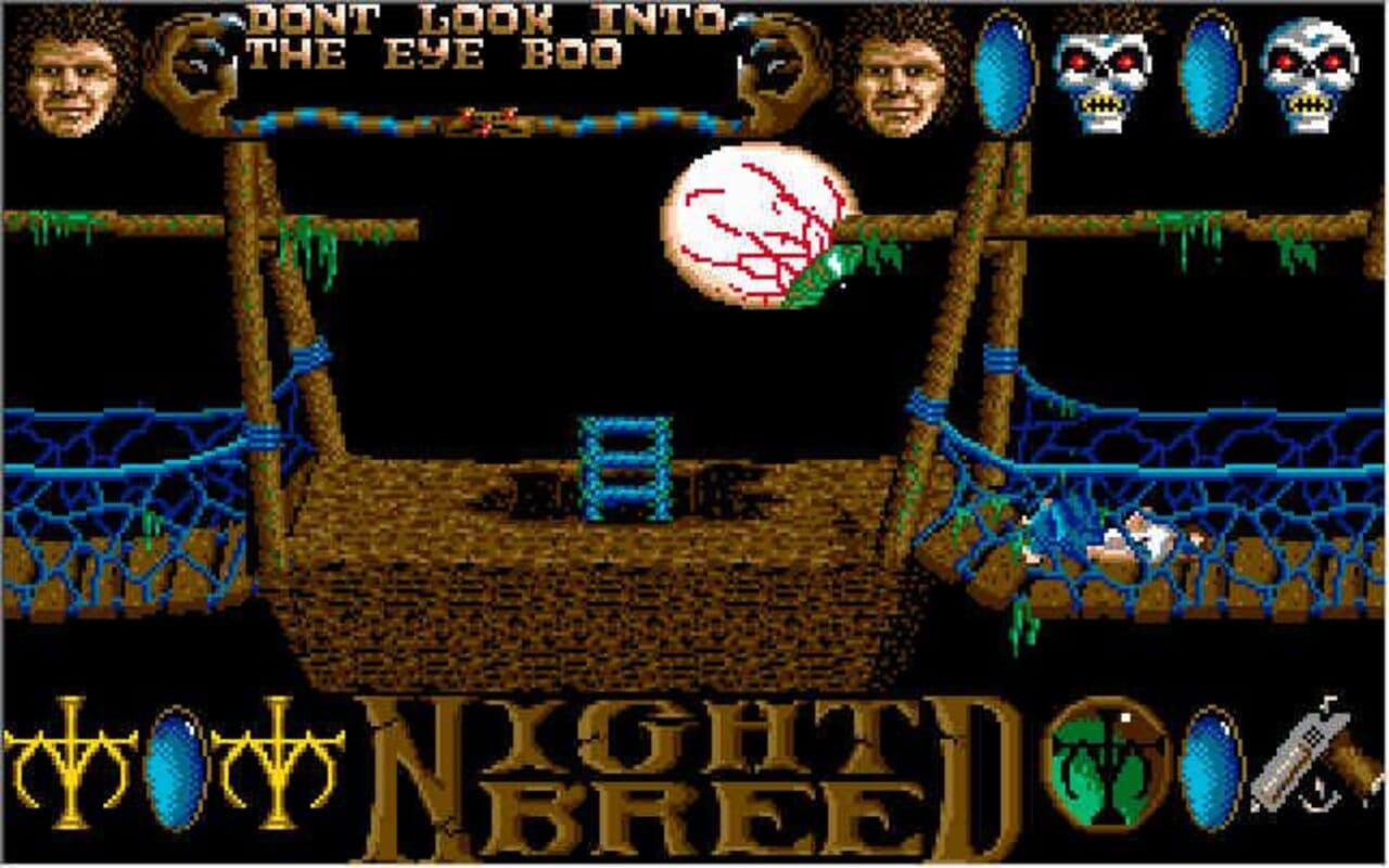 Gameplay screen of Clive Barker's Nightbreed: The Action Game (1/4) Gameplay screen of Clive Barker's Nightbreed: The Action Game (1/4)