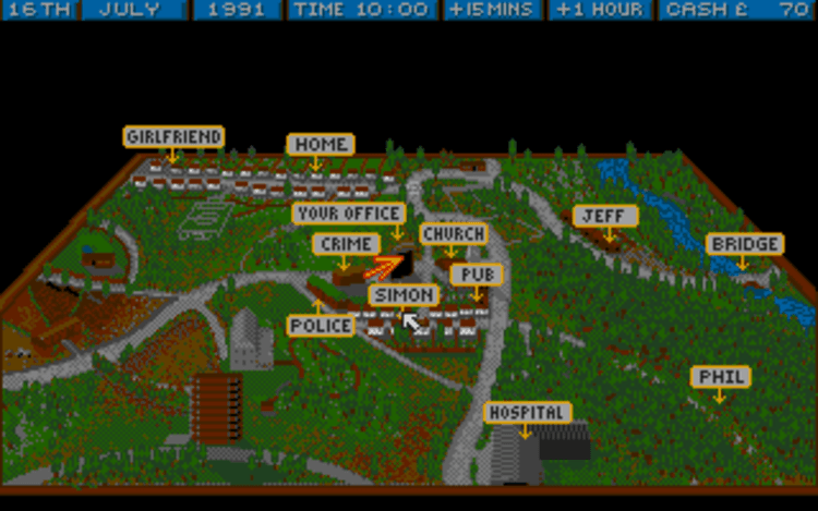 Gameplay screen of Crime City (5/8) Gameplay screen of Crime City (5/8)