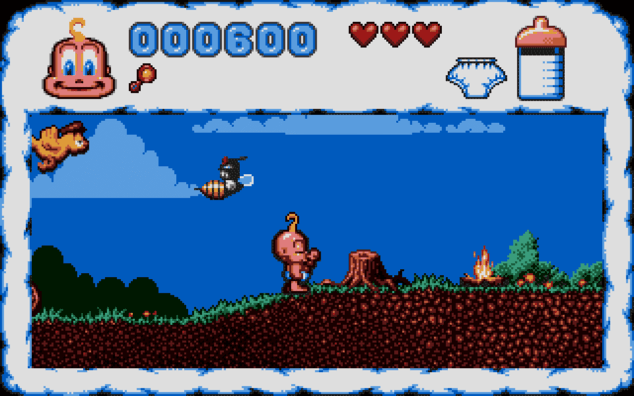 Gameplay screen of Baby Jo in: "Going Home" (1/8) Gameplay screen of Baby Jo in: "Going Home" (1/8)