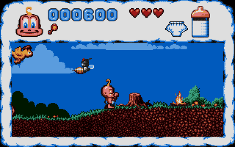 Gameplay screen of Baby Jo in: "Going Home" (1/8) Gameplay screen of Baby Jo in: "Going Home" (1/8)