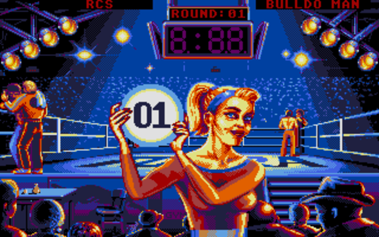 Gameplay screen of Panza Kick Boxing (3/8) Gameplay screen of Panza Kick Boxing (3/8)