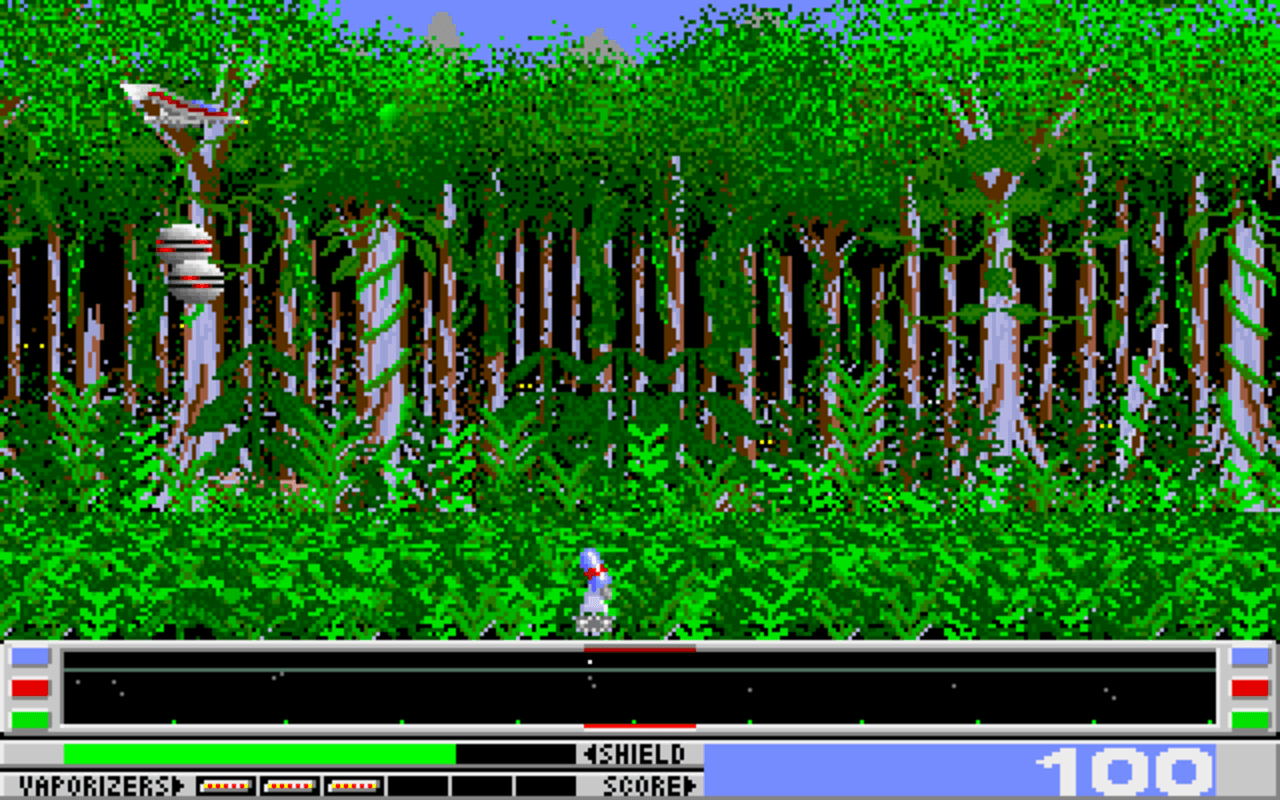 Gameplay screen of Revenge of Defender (2/4) Gameplay screen of Revenge of Defender (2/4)