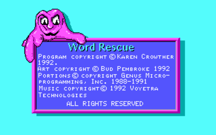 Gameplay screen of Word Rescue (2/8) Gameplay screen of Word Rescue (2/8)