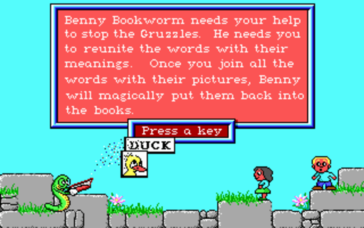 Gameplay screen of Word Rescue (5/8) Gameplay screen of Word Rescue (5/8)