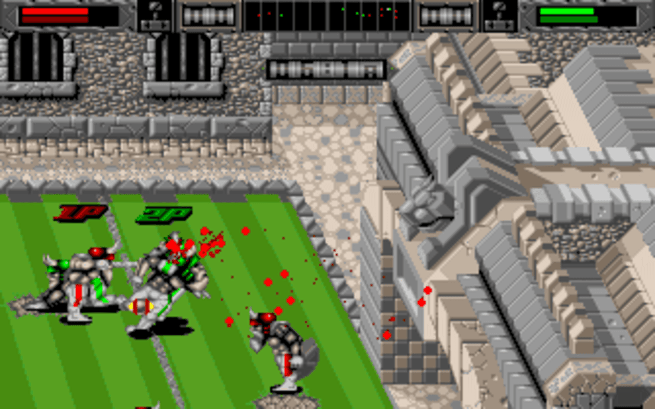 Gameplay screen of Brutal Sports Football (1/8) Gameplay screen of Brutal Sports Football (1/8)
