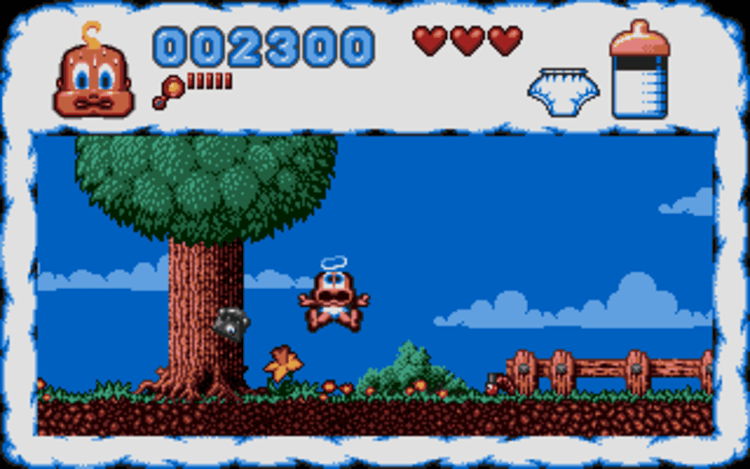 Gameplay screen of Baby Jo in: "Going Home" (2/8) Gameplay screen of Baby Jo in: "Going Home" (2/8)
