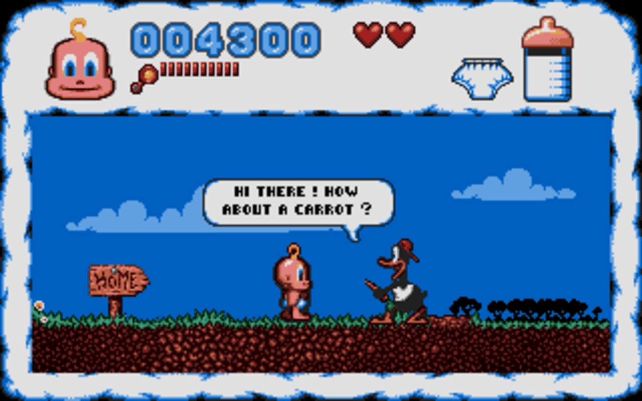 Gameplay screen of Baby Jo in: "Going Home" (4/8) Gameplay screen of Baby Jo in: "Going Home" (4/8)