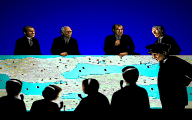 Gameplay screen of Empire Deluxe (4/8) Gameplay screen of Empire Deluxe (4/8)