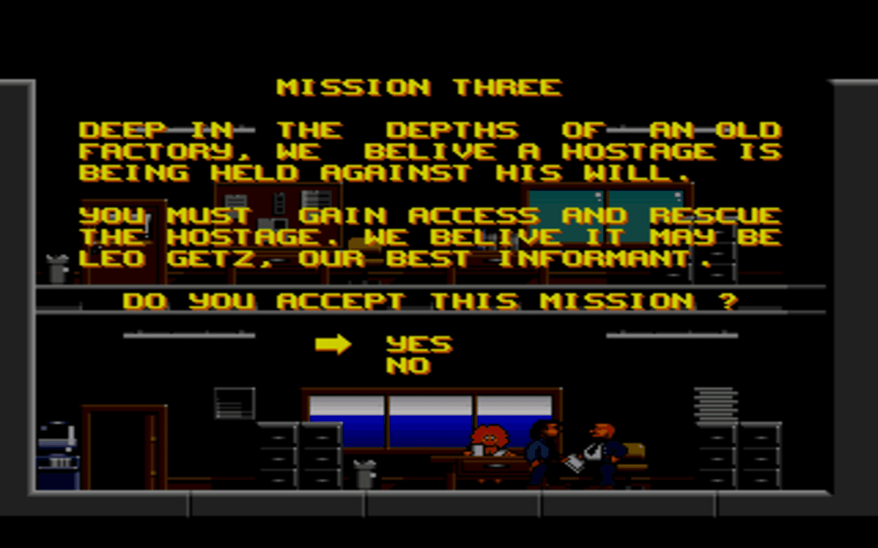 Gameplay screen of Lethal Weapon (8/8) Gameplay screen of Lethal Weapon (8/8)