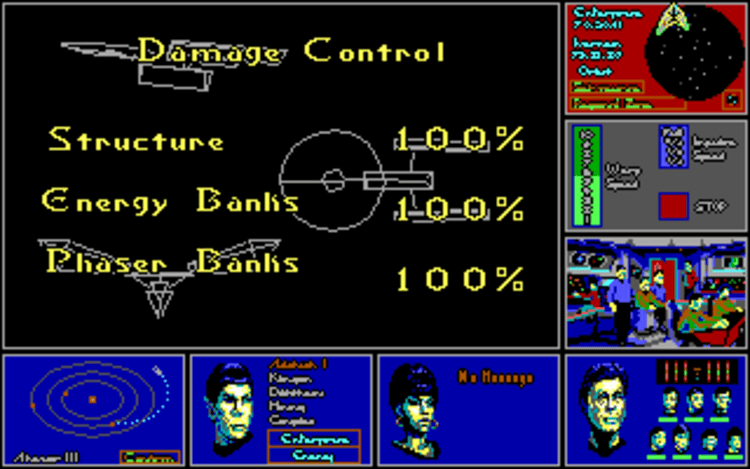 Gameplay screen of Star Trek: The Rebel Universe (3/4) Gameplay screen of Star Trek: The Rebel Universe (3/4)