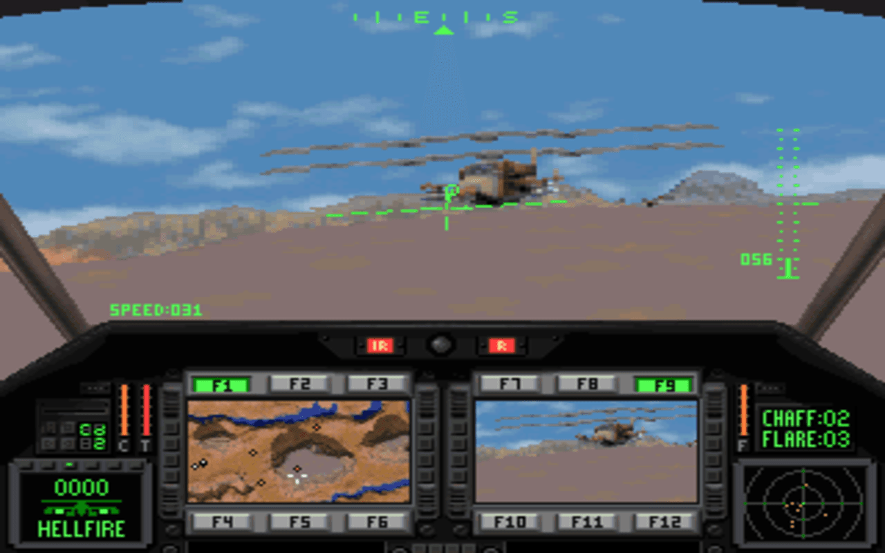 Gameplay screen of Comanche: Maximum Overkill (3/8) Gameplay screen of Comanche: Maximum Overkill (3/8)