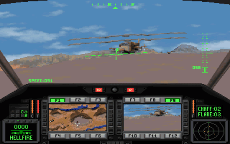 Gameplay screen of Comanche: Maximum Overkill (3/8) Gameplay screen of Comanche: Maximum Overkill (3/8)