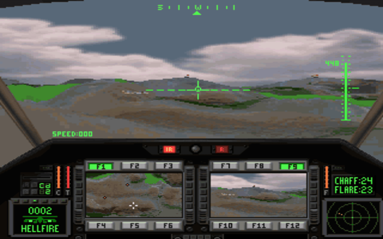 Gameplay screen of Comanche: Maximum Overkill (6/8) Gameplay screen of Comanche: Maximum Overkill (6/8)