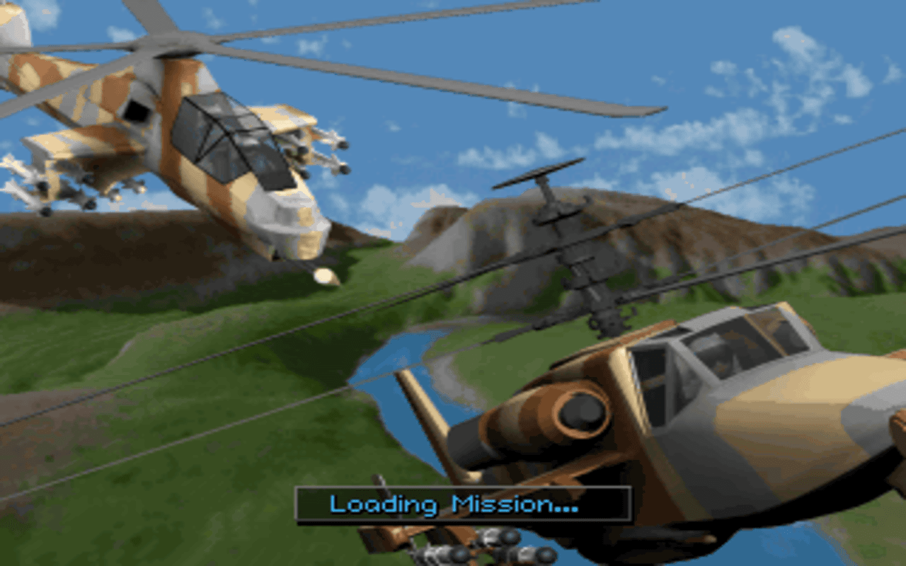 Gameplay screen of Comanche: Maximum Overkill (7/8) Gameplay screen of Comanche: Maximum Overkill (7/8)