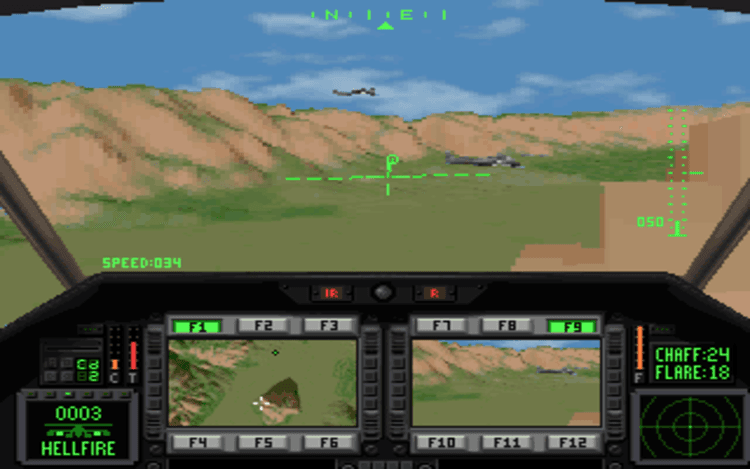 Gameplay screen of Comanche: Maximum Overkill (8/8) Gameplay screen of Comanche: Maximum Overkill (8/8)
