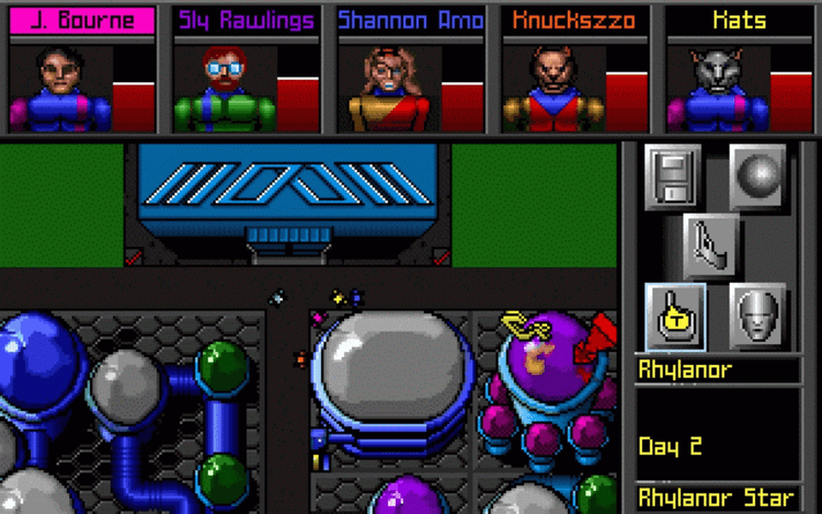 Gameplay screen of MegaTraveller 2: Quest for the Ancients (1/8) Gameplay screen of MegaTraveller 2: Quest for the Ancients (1/8)