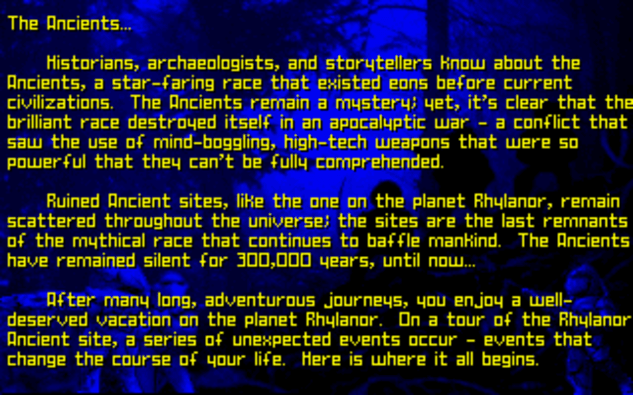 Gameplay screen of MegaTraveller 2: Quest for the Ancients (6/8) Gameplay screen of MegaTraveller 2: Quest for the Ancients (6/8)