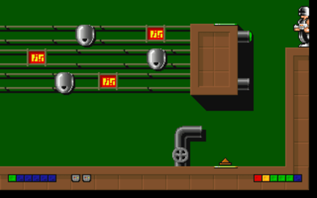 Gameplay screen of Electroman (2/8) Gameplay screen of Electroman (2/8)