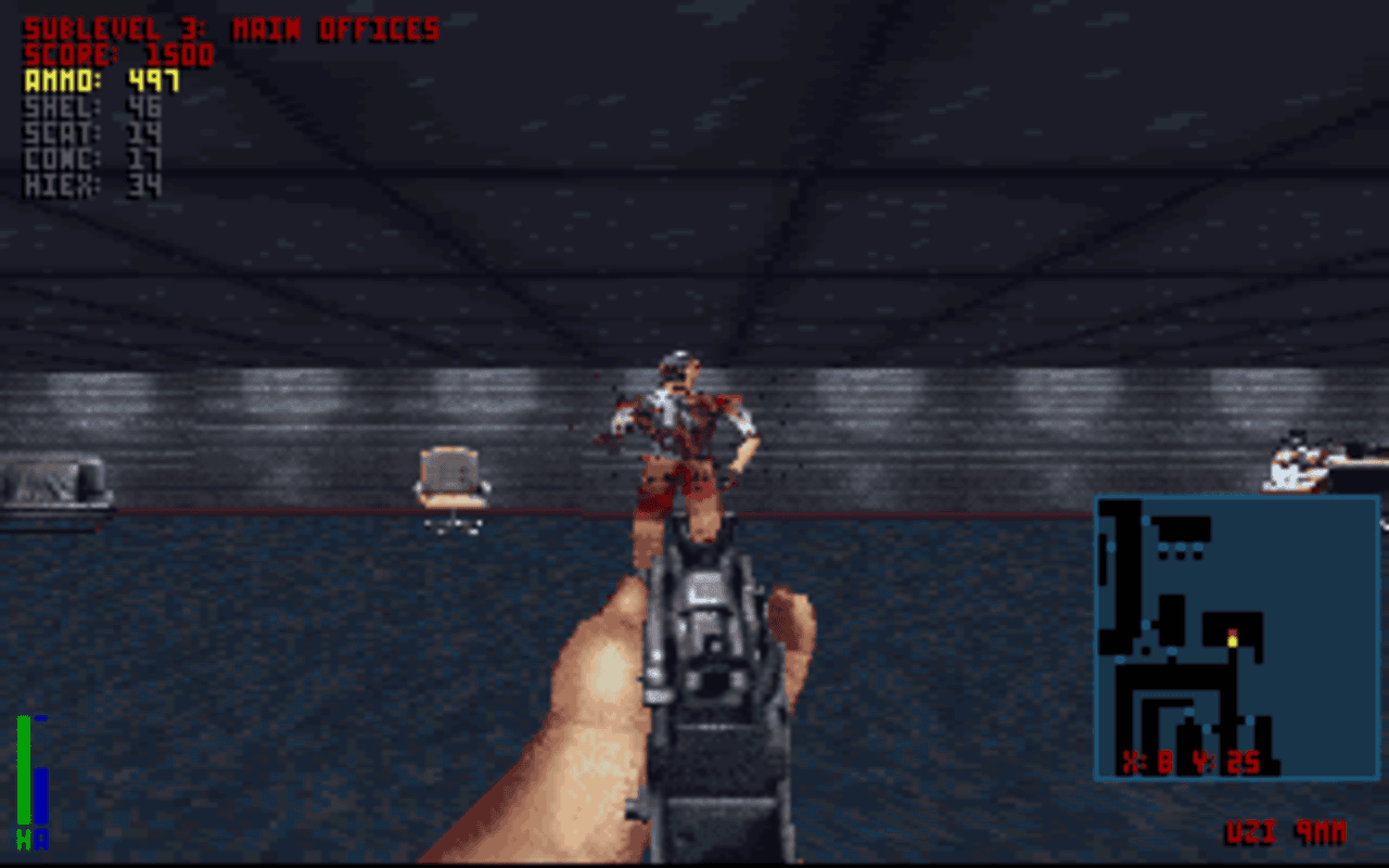 Gameplay screen of The Terminator: Rampage (5/8) Gameplay screen of The Terminator: Rampage (5/8)