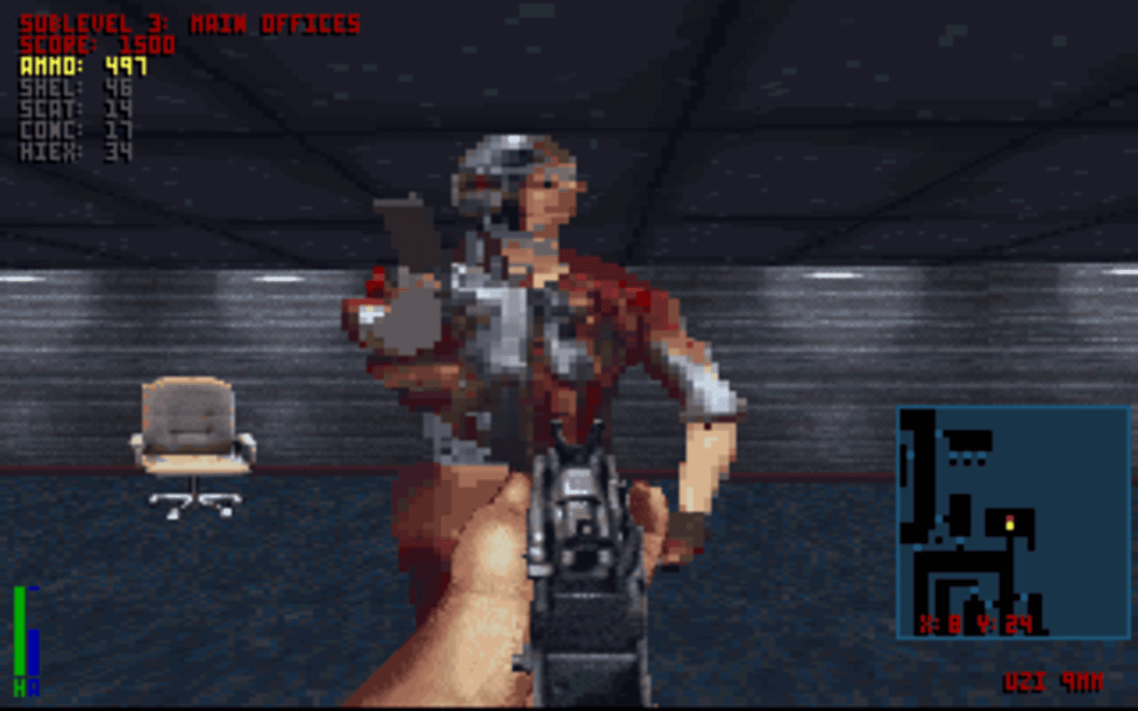 Gameplay screen of The Terminator: Rampage (2/8) Gameplay screen of The Terminator: Rampage (2/8)