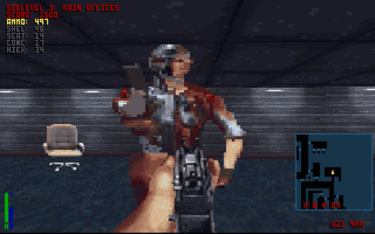 Gameplay screen of The Terminator: Rampage (2/8) Gameplay screen of The Terminator: Rampage (2/8)