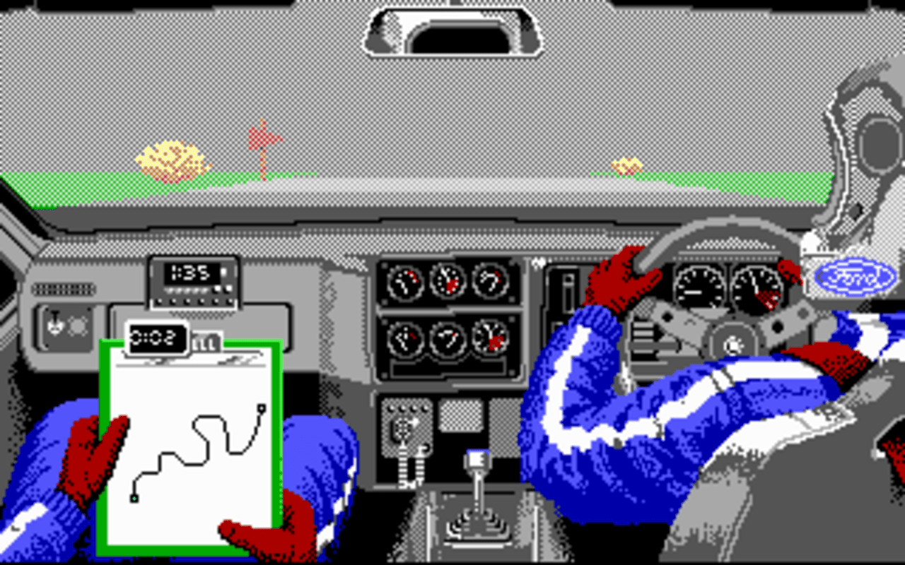 Gameplay screen of Lombard RAC Rally (6/8) Gameplay screen of Lombard RAC Rally (6/8)