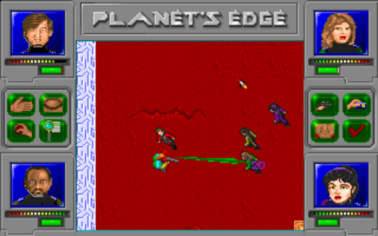 Gameplay screen of Planet's Edge: The Point of no Return (7/8) Gameplay screen of Planet's Edge: The Point of no Return (7/8)