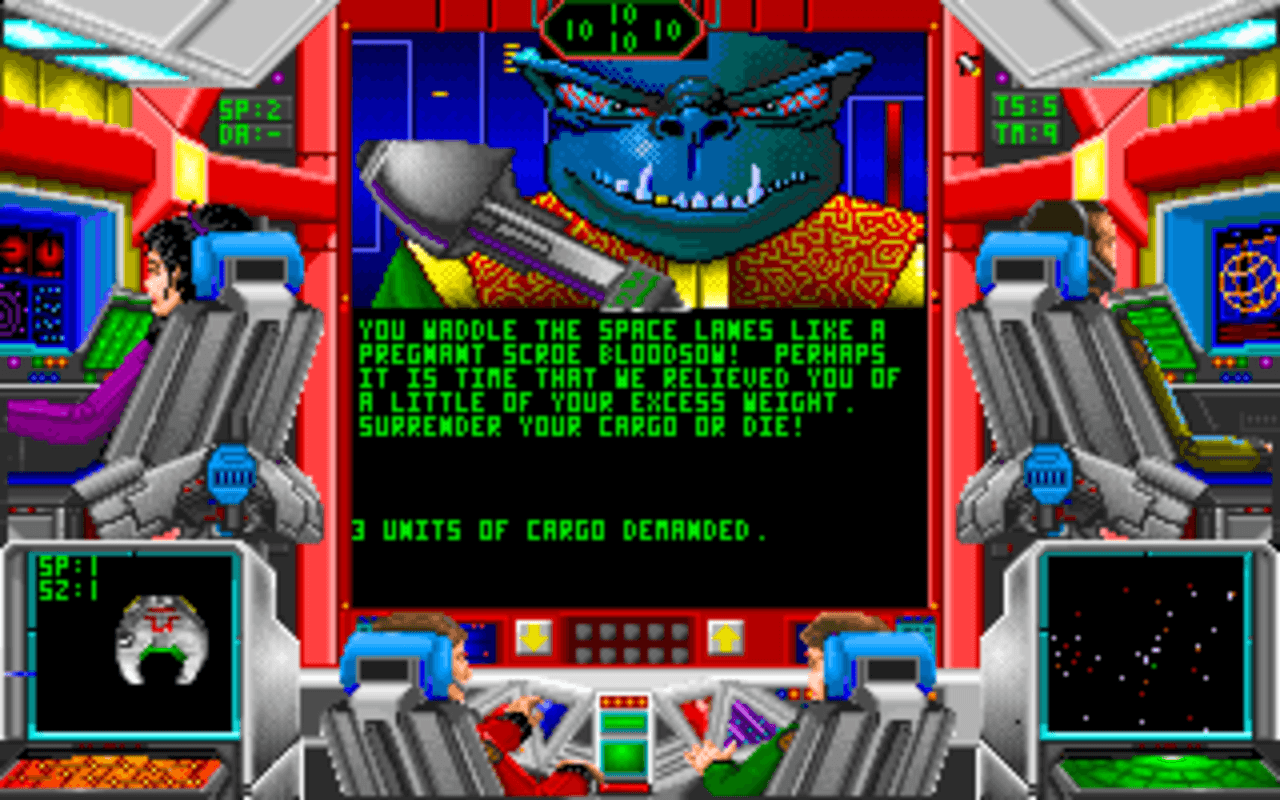 Gameplay screen of Planet's Edge: The Point of no Return (1/8) Gameplay screen of Planet's Edge: The Point of no Return (1/8)