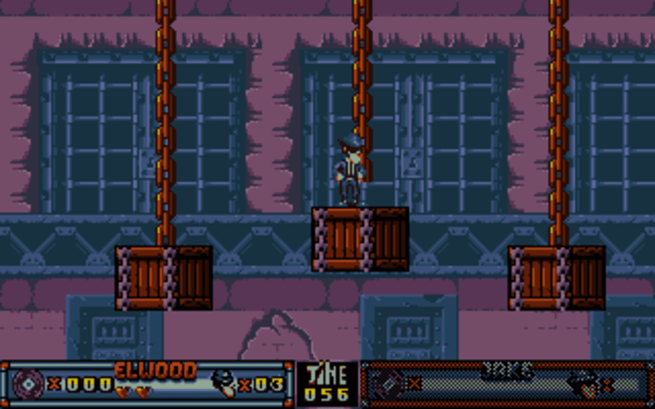 Gameplay screen of The Blues Brothers: Jukebox Adventure (3/4) Gameplay screen of The Blues Brothers: Jukebox Adventure (3/4)