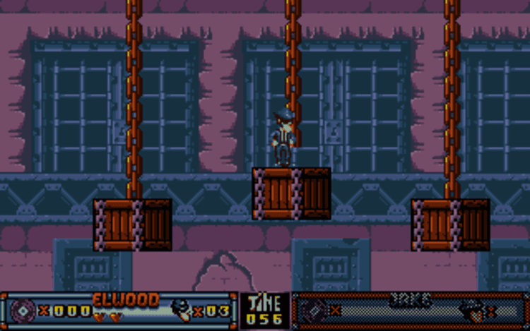 Gameplay screen of The Blues Brothers: Jukebox Adventure (3/4) Gameplay screen of The Blues Brothers: Jukebox Adventure (3/4)