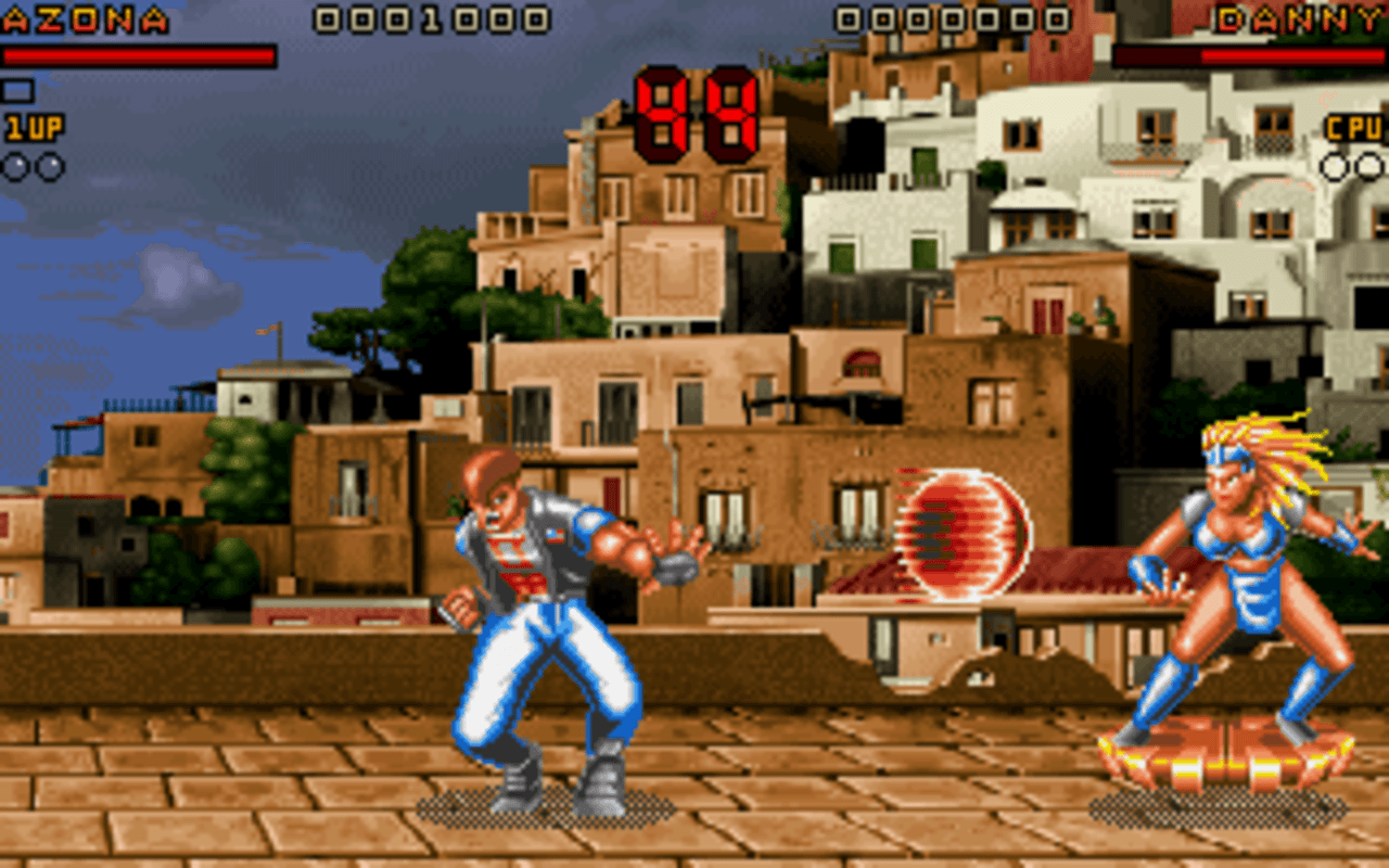 Gameplay screen of Ultimate Body Blows (6/8) Gameplay screen of Ultimate Body Blows (6/8)