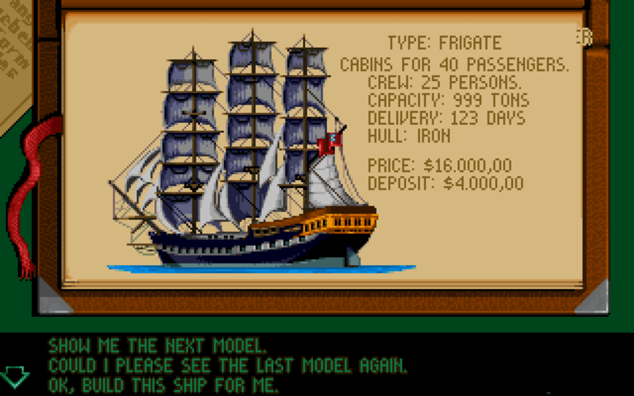 Gameplay screen of 1869 (2/8) Gameplay screen of 1869 (2/8)