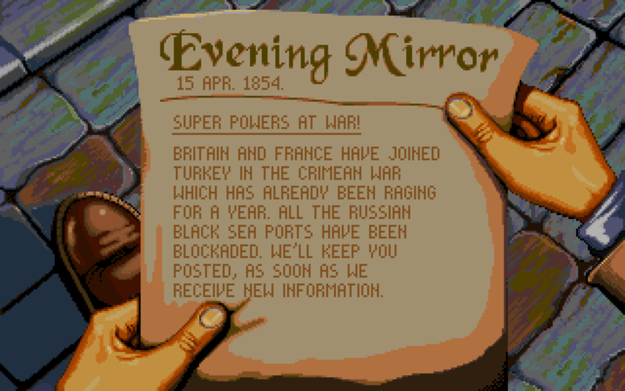 Gameplay screen of 1869 (5/8) Gameplay screen of 1869 (5/8)