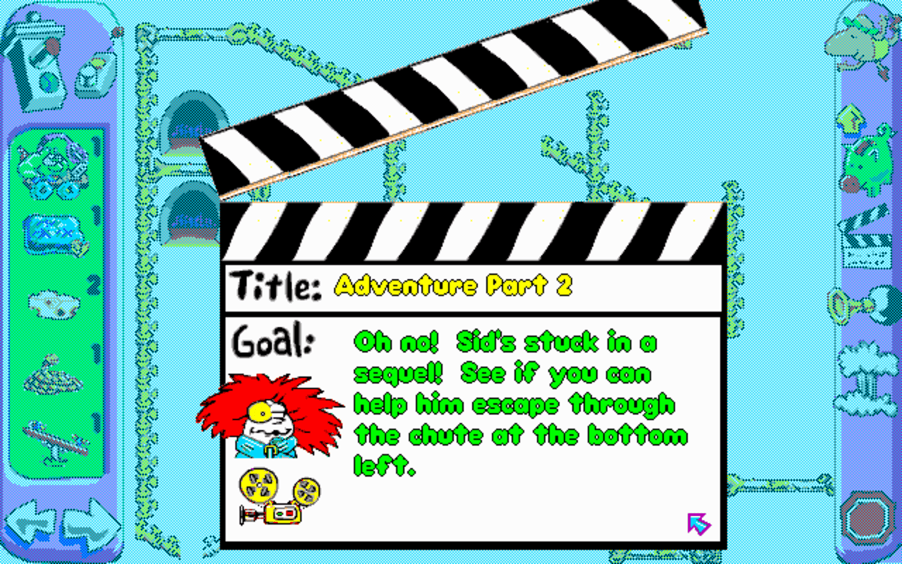 Gameplay screen of Sid & Al's Incredible Toons (4/8) Gameplay screen of Sid & Al's Incredible Toons (4/8)