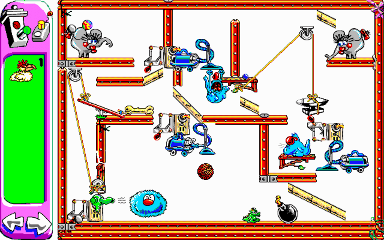 Gameplay screen of Sid & Al's Incredible Toons (6/8) Gameplay screen of Sid & Al's Incredible Toons (6/8)