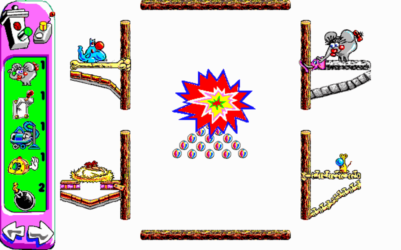 Gameplay screen of Sid & Al's Incredible Toons (8/8) Gameplay screen of Sid & Al's Incredible Toons (8/8)