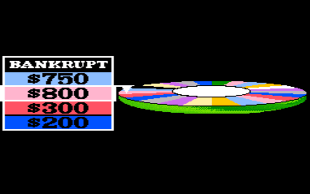 Gameplay screen of Wheel of Fortune: Deluxe Edition (3/8) Gameplay screen of Wheel of Fortune: Deluxe Edition (3/8)
