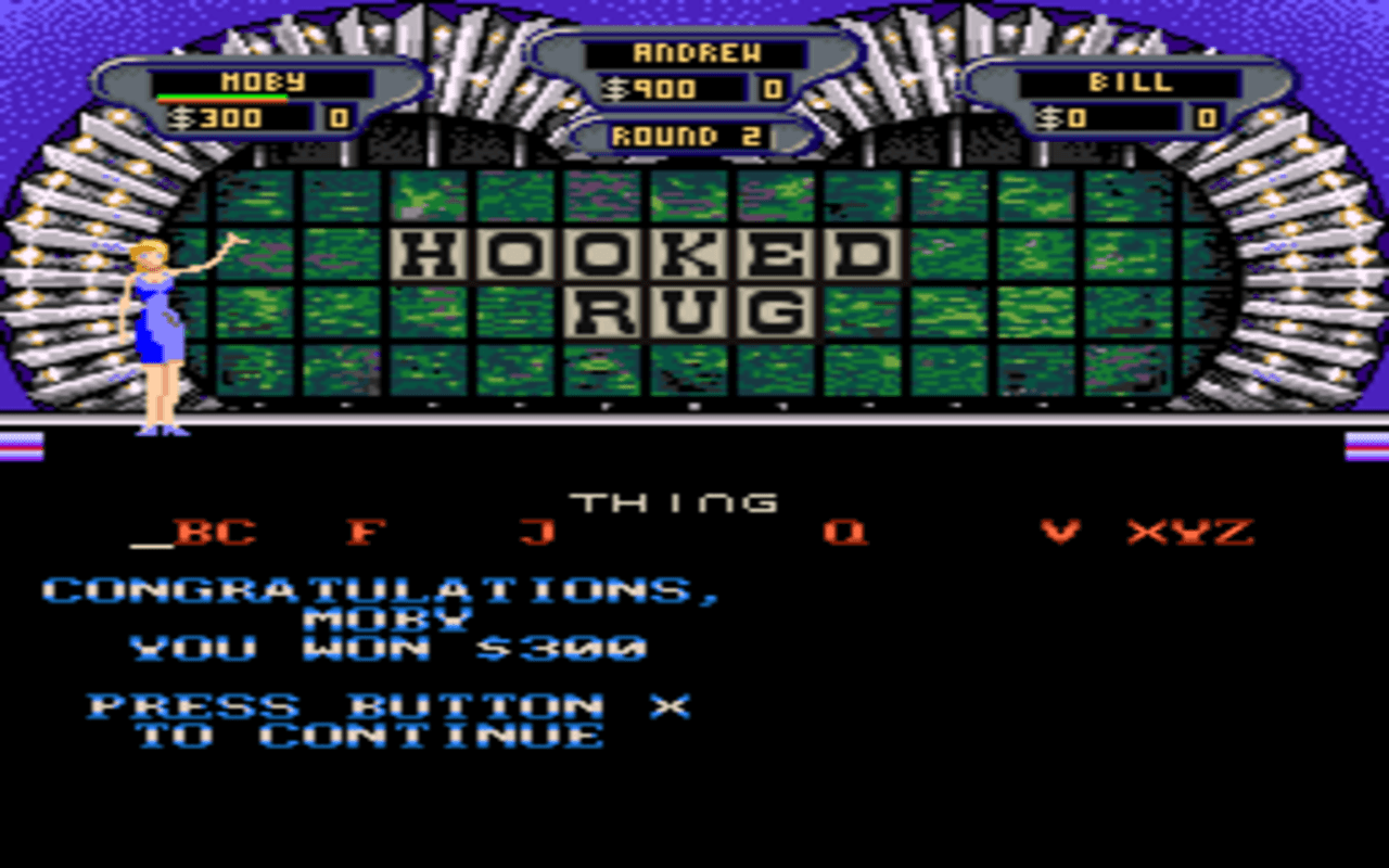 Gameplay screen of Wheel of Fortune: Deluxe Edition (5/8) Gameplay screen of Wheel of Fortune: Deluxe Edition (5/8)