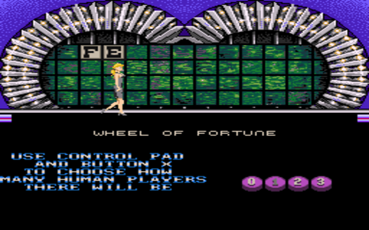 Gameplay screen of Wheel of Fortune: Deluxe Edition (8/8) Gameplay screen of Wheel of Fortune: Deluxe Edition (8/8)
