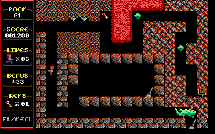 Gameplay screen of Paganitzu (8/8) Gameplay screen of Paganitzu (8/8)