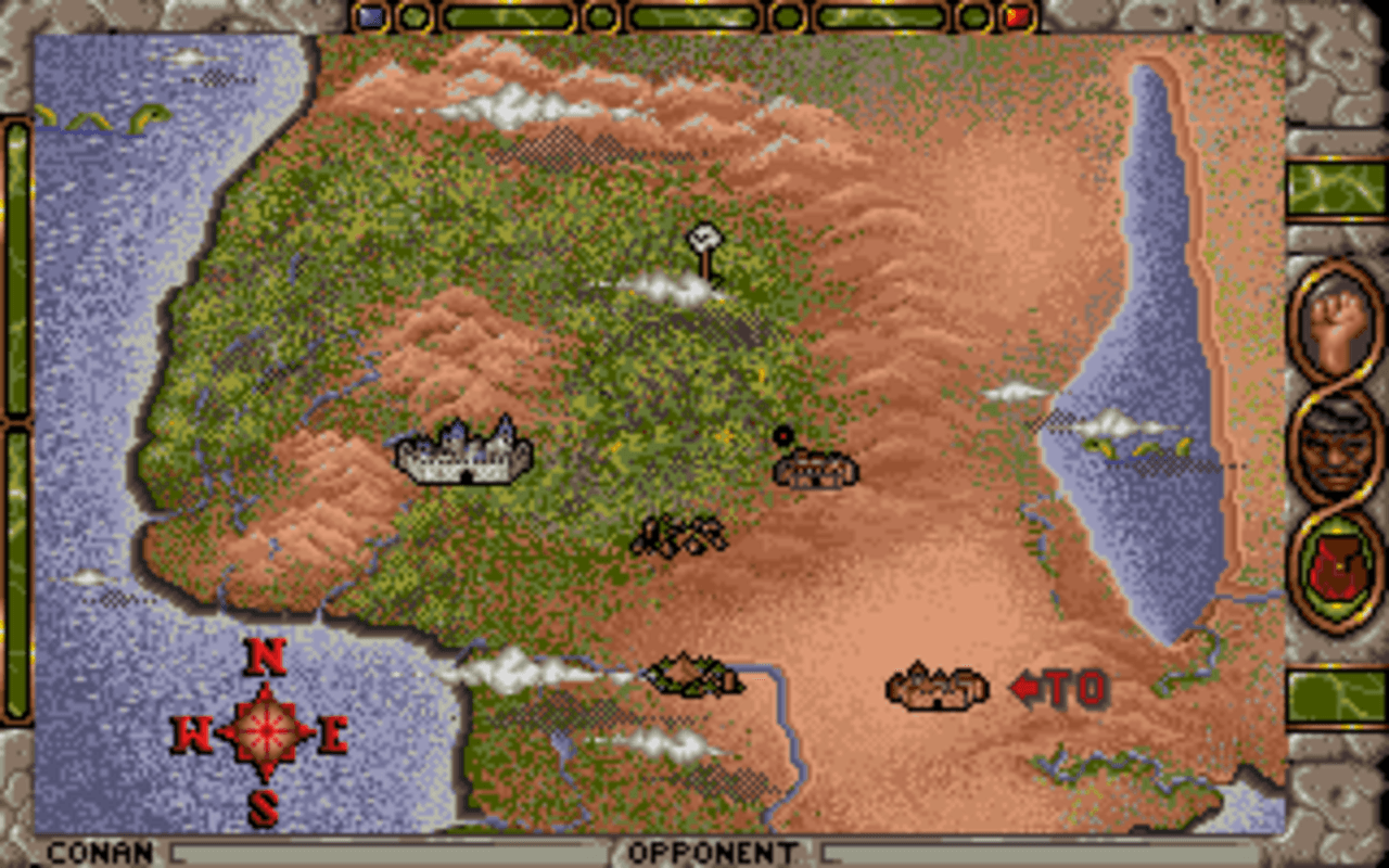 Gameplay screen of Conan: The Cimmerian (1/8) Gameplay screen of Conan: The Cimmerian (1/8)